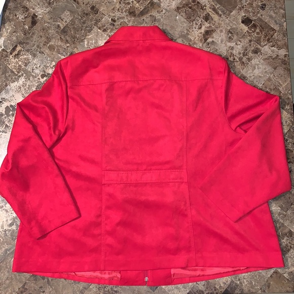 Carroll Reed red jacket, size 24W, EUC - Picture 5 of 5